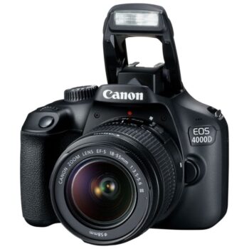 "Canon EOS 4000D DSLR Camera with 18-55mm III Lens
