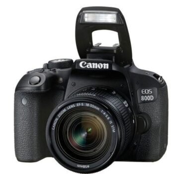 كاميرا كانون EOS 800D DSLR مع عدسة 18-55 ملم