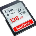 كارت ذاكرة (ميموري كارد) -SanDisk Ultra SD 128GB SP/80MB
