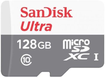 كارت ذاكرة (ميموري كارد) -SanDisk Ultra MicroSDXC UHS-I Memory card 128GB 80MB/s