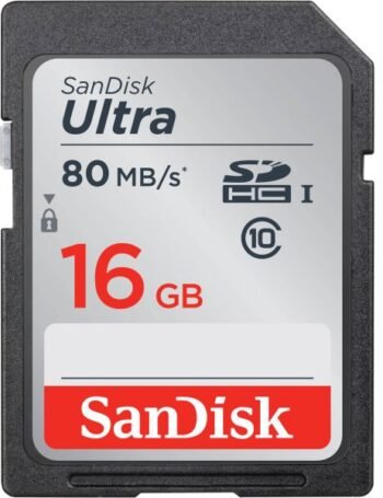ذاكرة تخزين SanDisk Ultra SD 16G 80MB/s