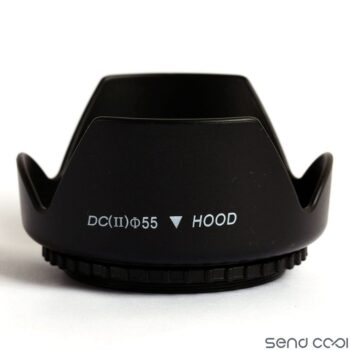 Spiral Camera Lens Hood For 55mm Lens Hood