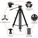 Triopo-965-DV-tripod-for-Professional-tripod-