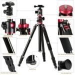 Triopo-Special-Professional-Center-Column-Aluminium-Ga-258-Tripod
