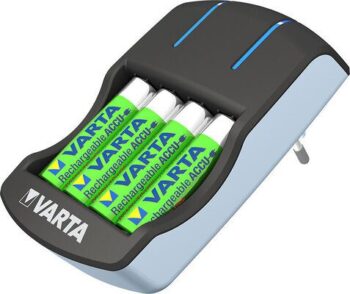 شاحن بطاريات فارتا مع بطاريات Varta Plug Charger 4xAA 2100mAh Battery charger