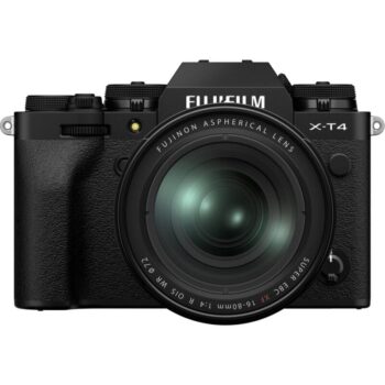 كاميرا فوجي FUJIFILM X-T4 Mirrorless Digital Camera with 16-80mm Lens (Black)