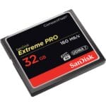 كارت ذاكرة (ميموري كارد) -SanDisk 32GB Extreme Pro CompactFlash Memory Card (160MBs)