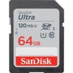 بطاقة ذاكرة SanDisk 64GB Ultra UHS-I SDXC Memory Card