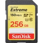 كارت ذاكرة (ميموري كارد) -SanDisk 256GB Extreme UHS-I SDXC Memory Card