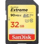 كارت ذاكرة (ميموري كارد) -SanDisk 32GB Extreme UHS-I SDHC Memory Card