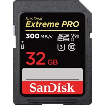 كارت ذاكرة (ميموري كارد) -SanDisk 32GB Extreme PRO UHS-II SDHC Memory Card