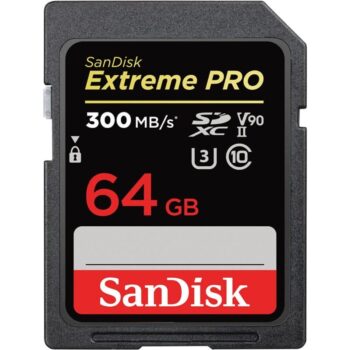 كارت ذاكرة (ميموري كارد) -SanDisk 64GB Extreme PRO UHS-II SDXC Memory Card