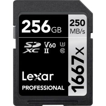 ذاكرة تخزين Lexar 256GB Professional 1667x UHS-II SDXC Memory Card