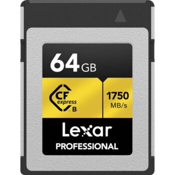 ذاكرة تخزين Lexar 64GB Professional CFexpress Type-B Memory Card