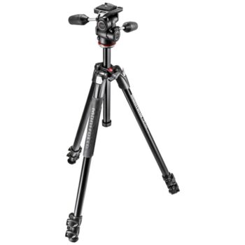 Manfrotto MK290XTA3-3WUS 290 Xtra Aluminum Tripod with 804 3-Way Pan/Tilt Head