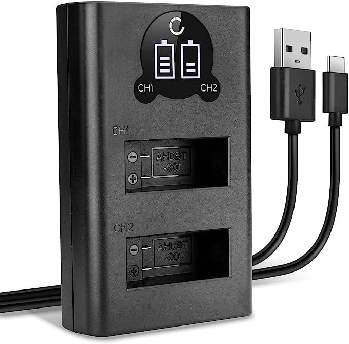 81QmyrcG-wL._AC_SX679_ AHDBT-901 Smartand Fast Dual Charger