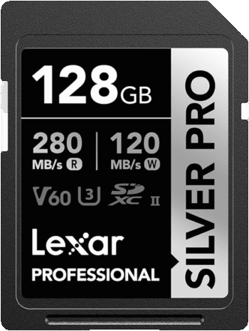 Lexar PROFESSIONAL 128GB 280MB/s 120MB/s