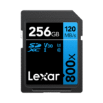 Lexar® High-Performance 800x SDHC™/SDXC™ UHS-I Cards BLUE