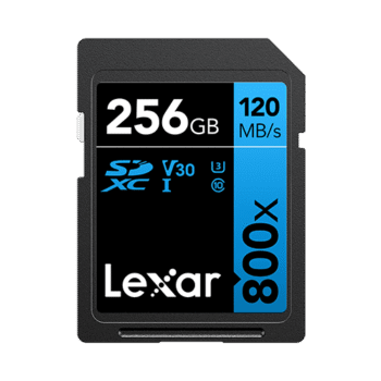 Lexar® High-Performance 800x SDHC™/SDXC™ UHS-I Cards BLUE