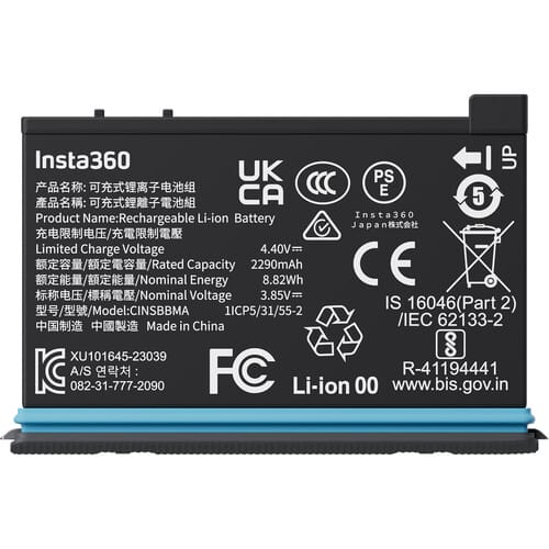 BATTERY insta 360 X4 BATTERY insta 360 X4