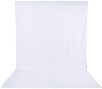 Background White fabric 5*3