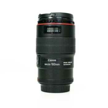 Canon LENS EF 100mm 2.8 L MACRO IS USM (used).