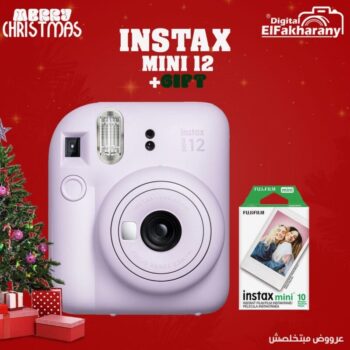 FujiFilm Instax mini 12 camera+FujiFilm Instax mini (10 sheets) GIFT