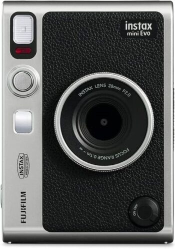 FUJIFILM INSTAX MINI EVO Hybrid Instant Camera – Print & Share Memories Instantly