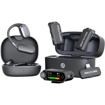 Hollyland LARK MAX 2 Ultimate Combo 2-Person Wireless Microphone System (Space Gray)