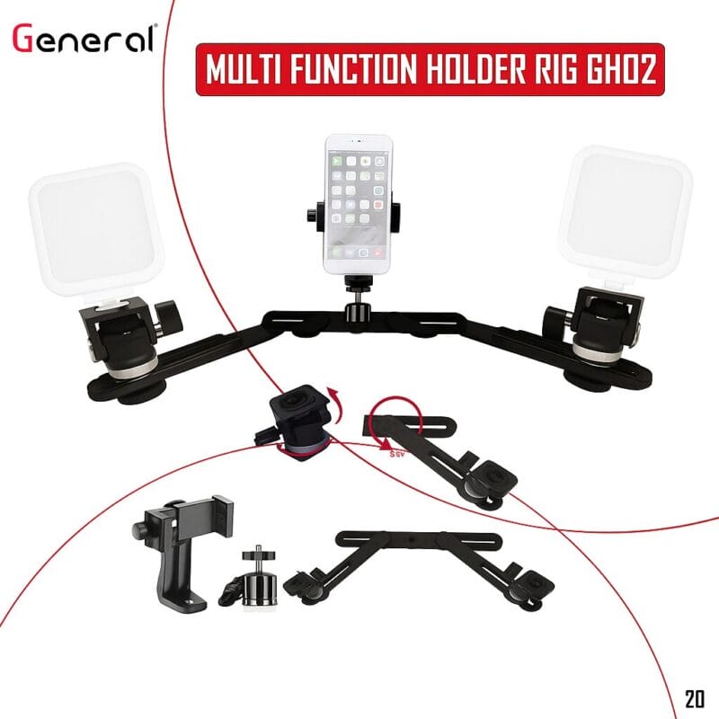 ChatGPT Image Aug 24, 2025, 04_18_15 PM General GHO2 Multi-Function Smartphone Holder Rig