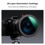 K&F Concept 82mm Variable Fader ND2-ND32 + CPL 2-in-1 Filter (Nano-X Series)