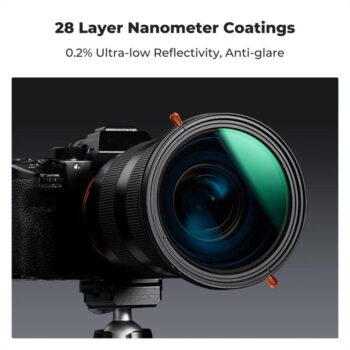 K&F Concept 82mm Variable Fader ND2-ND32 + CPL 2-in-1 Filter (Nano-X Series)