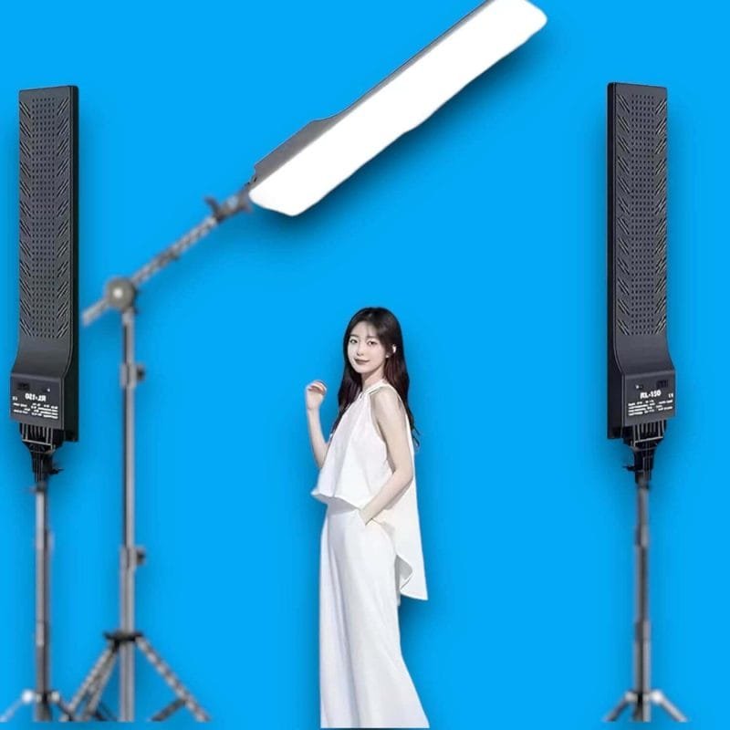 General-Pro-RL-100-Strip-Fill-Light-3 RL-150 Strip Fill Light Photography Light Panel with Stand and Remote Control