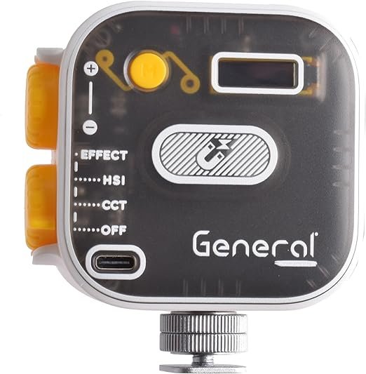 General-Led6RGB-2 General Led6RGB Video Led Light 18W 2500K-9900K – White