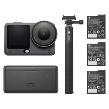 DJI Osmo Action 6 Adventure Combo – 4K Waterproof Action Camera with Dual Screens
