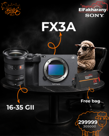 Sony FX3A Cinema Line Full-Frame Camera with FE 16-35mm F2.8 GM II Lens+FREE BAG