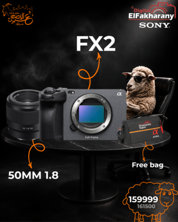 Sony FX2 Cinema Line Camera with Sony FE 50mm F1.8 Lens