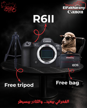 Canon EOS R6 Mark II Full-Frame Mirrorless Camera Body& free tripod & free bag