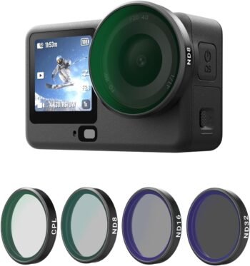 Telesin  Filter Kits (CPLIND8|ND16|ND32) for Action 6 - S5-FLT-72-TDJ