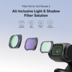 01-مجموعة مرشحات TELESIN ND & CPL Pro Creator المكونة من 4 مرشحات لجهاز DJI Pocket 3 4