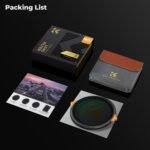مرشح K&F Concept Nano-X Series 2 في 1 متغير ND و CPL (67 مم، من 2 إلى 6 درجات)