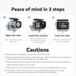 TELESIN -Waterproof Case for DJI OSMO ACTION 34
