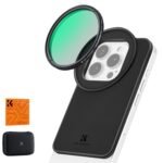 K&F CONCEPT 6.1 inch Magnetic Lens Filter Mount Adapter with 67mm CPL Filter for iPhone, Compatible with 17/16/15/14/13/12, 16/15/14/13/12 Pro