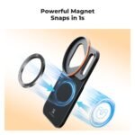 K&F CONCEPT Double-Sided Magnetic Lens Filter Mount Adapter with 58mm CPL Filter, Compatible with iPhone 17 Pro and 58mm Threaded Filters, CPL Filter Compatible with iPhone Camera Lens
