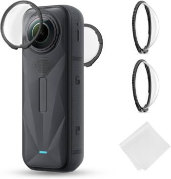 K&F CONCEPT Premium Lens Guards Compatible with Insta360 X5