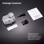 حافظة مقاومة للماء من K&F Concept طراز 60M196FT متوافقة مع كاميرا DJI Osmo Action 6