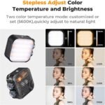K&F Concept Bi color Video Light 2000mAh Rechargeable (1)