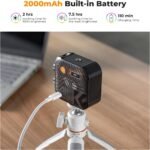 K&F Concept RGB Video Light 2500-9900K CRI96+ 2000mAh Black (KF34.036)
