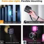 K&F Concept RGB Video Light 2500-9900K CRI96+ 2000mAh Black (KF34.036)