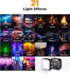 K&F Concept RGB Video Light 2500-9900K CRI96+ 2000mAh Black (KF34.036)